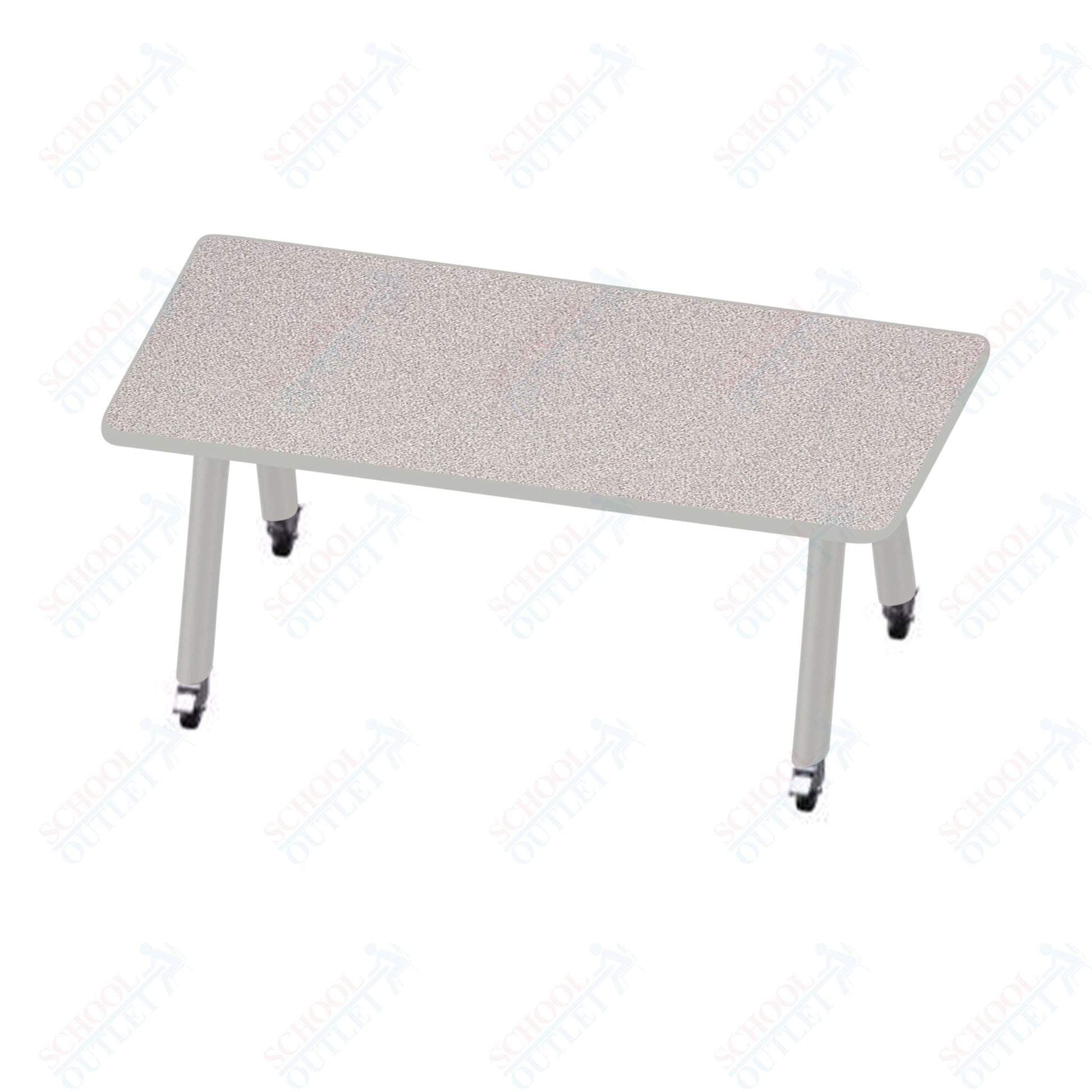 USA Capitol Hydra Makerspace Table with Laminate Top, Spray Edge 36"W x 60"L x 40"H (MAKR3660 - 40) - SchoolOutlet