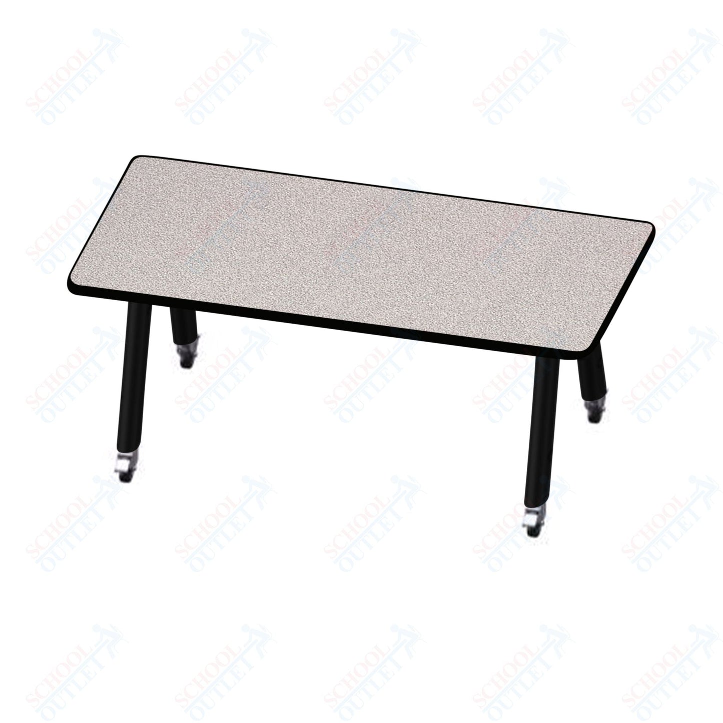 USA Capitol Hydra Makerspace Table with Laminate Top, Spray Edge 36"W x 60"L x 40"H (MAKR3660 - 40) - SchoolOutlet