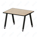 USA Capitol Hydra Makerspace Table with Laminate Top, Spray Edge 36
