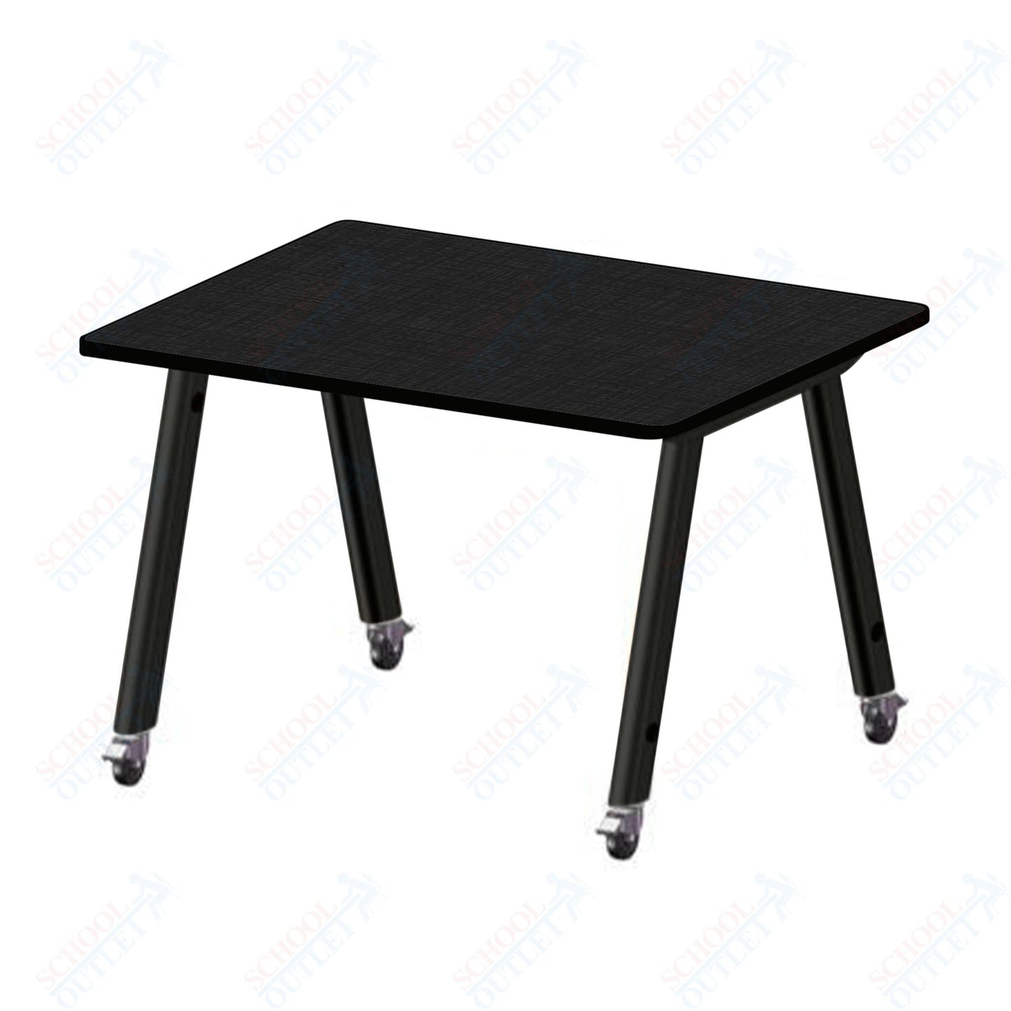 USA Capitol Hydra Makerspace Table with Laminate Top, Spray Edge 48"W x 48"L x 40"H (MAKR4848 - 40) - SchoolOutlet