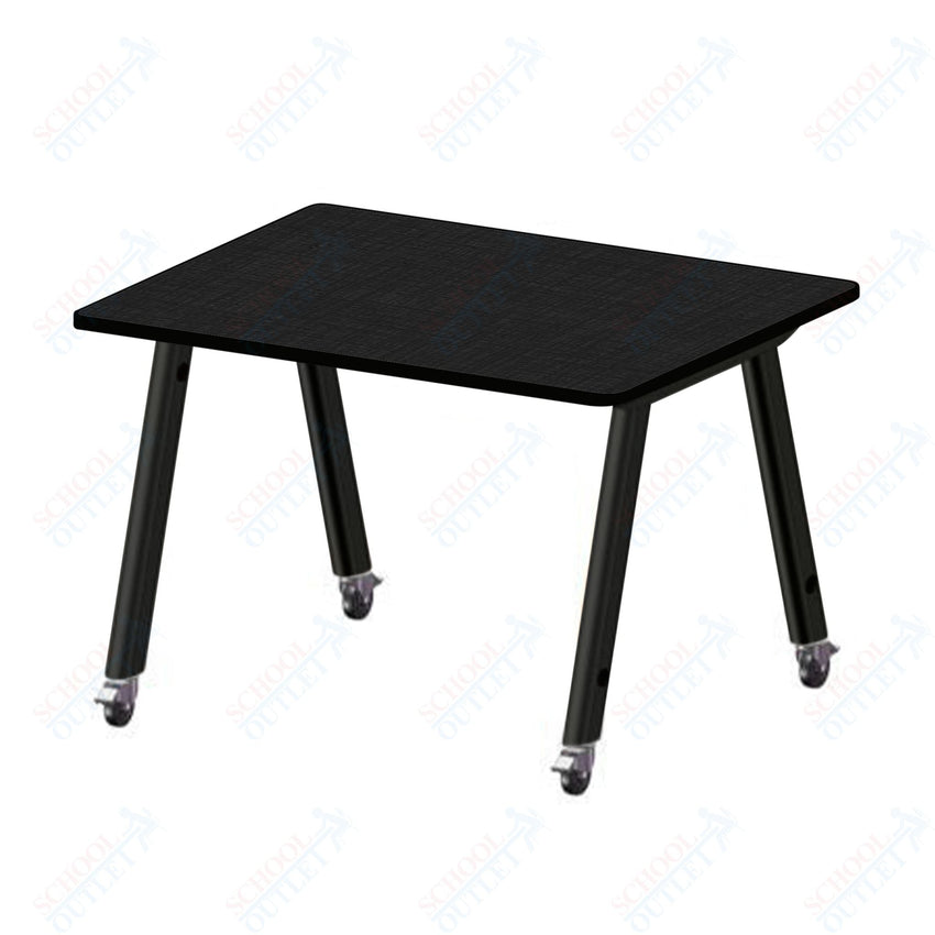 USA Capitol Hydra Makerspace Table with Laminate Top, Spray Edge 48"W x 48"L x 40"H (MAKR4848 - 40) - SchoolOutlet