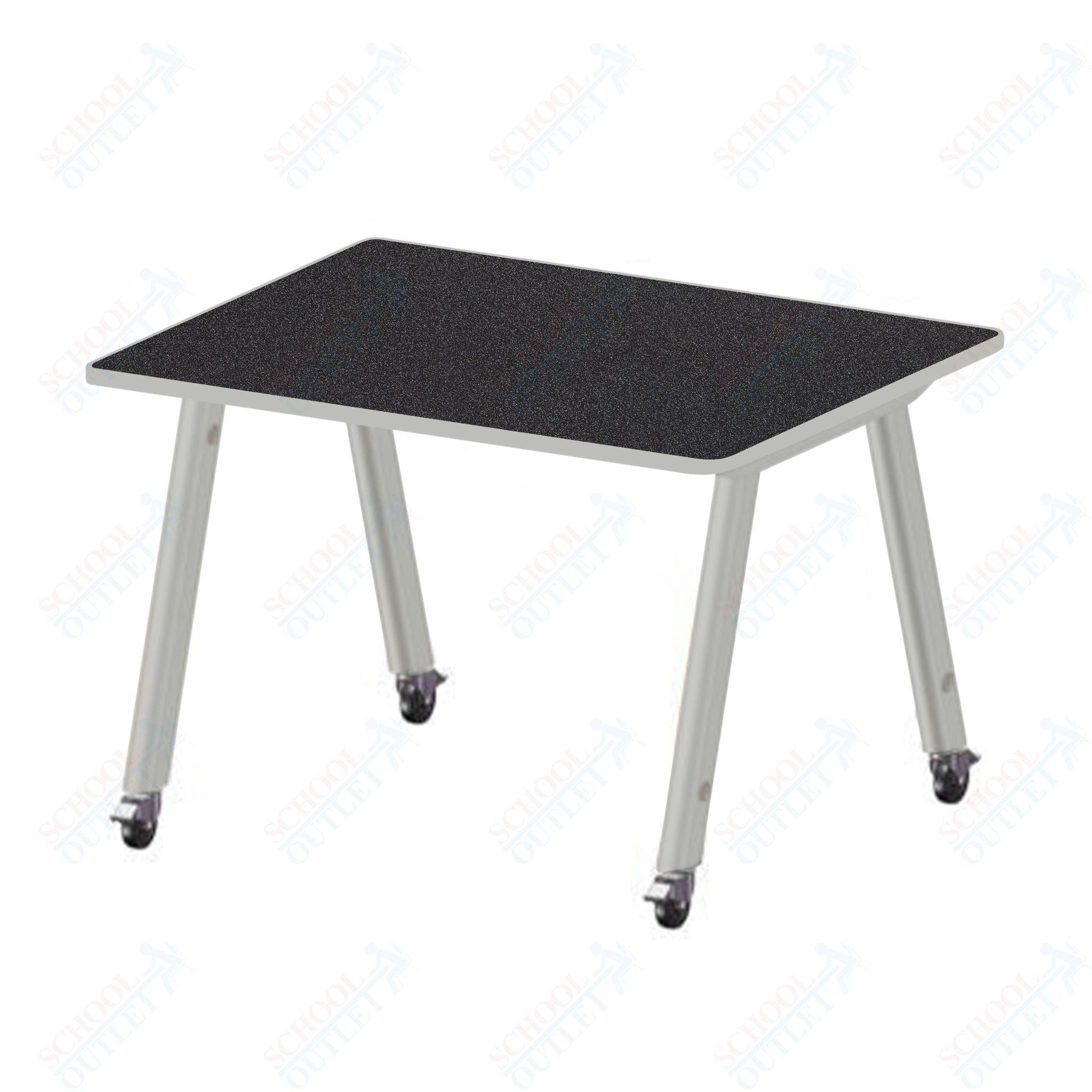 USA Capitol Hydra Makerspace Table with Laminate Top, Spray Edge 48"W x 48"L x 40"H (MAKR4848 - 40) - SchoolOutlet