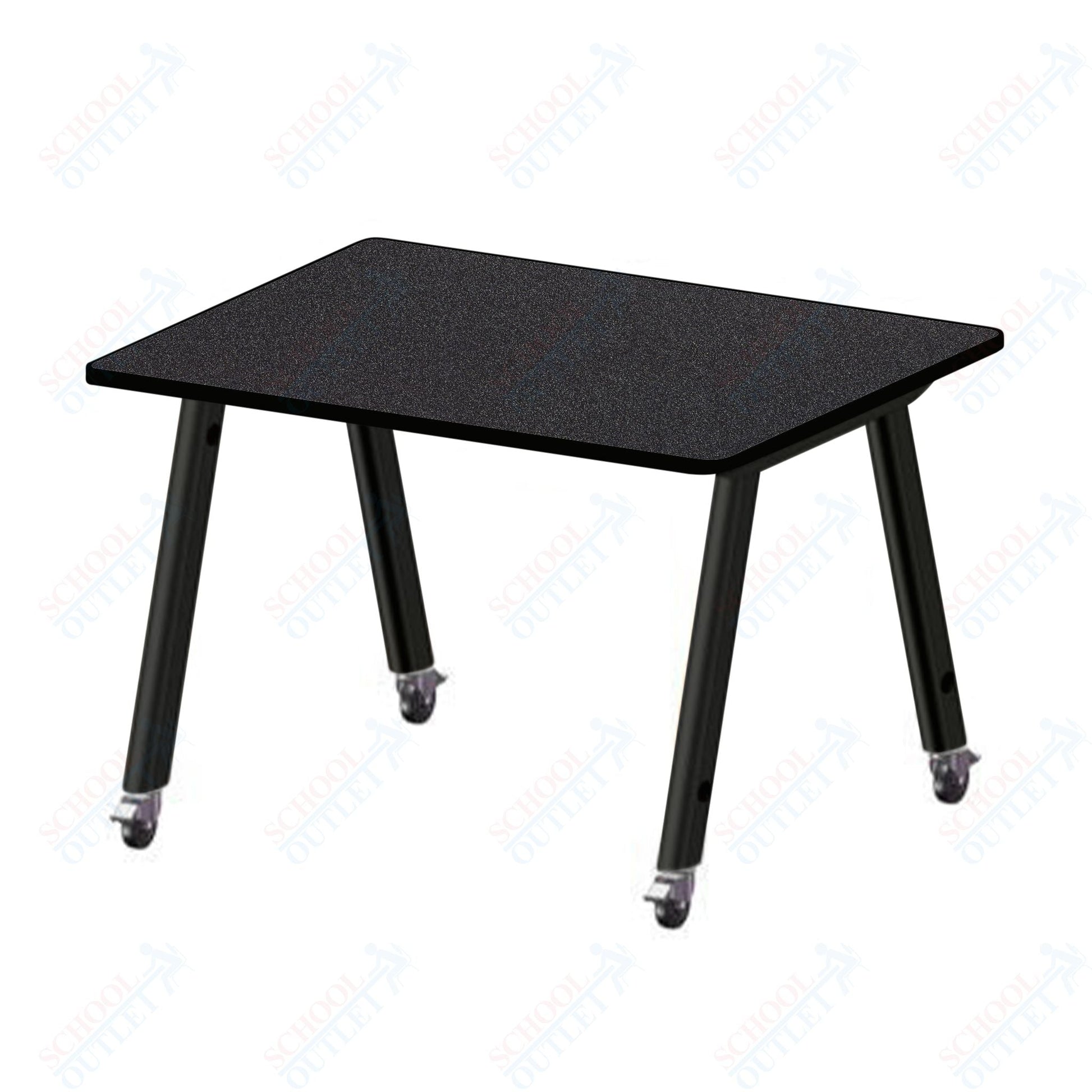 USA Capitol Hydra Makerspace Table with Laminate Top, Spray Edge 48"W x 48"L x 40"H (MAKR4848 - 40) - SchoolOutlet