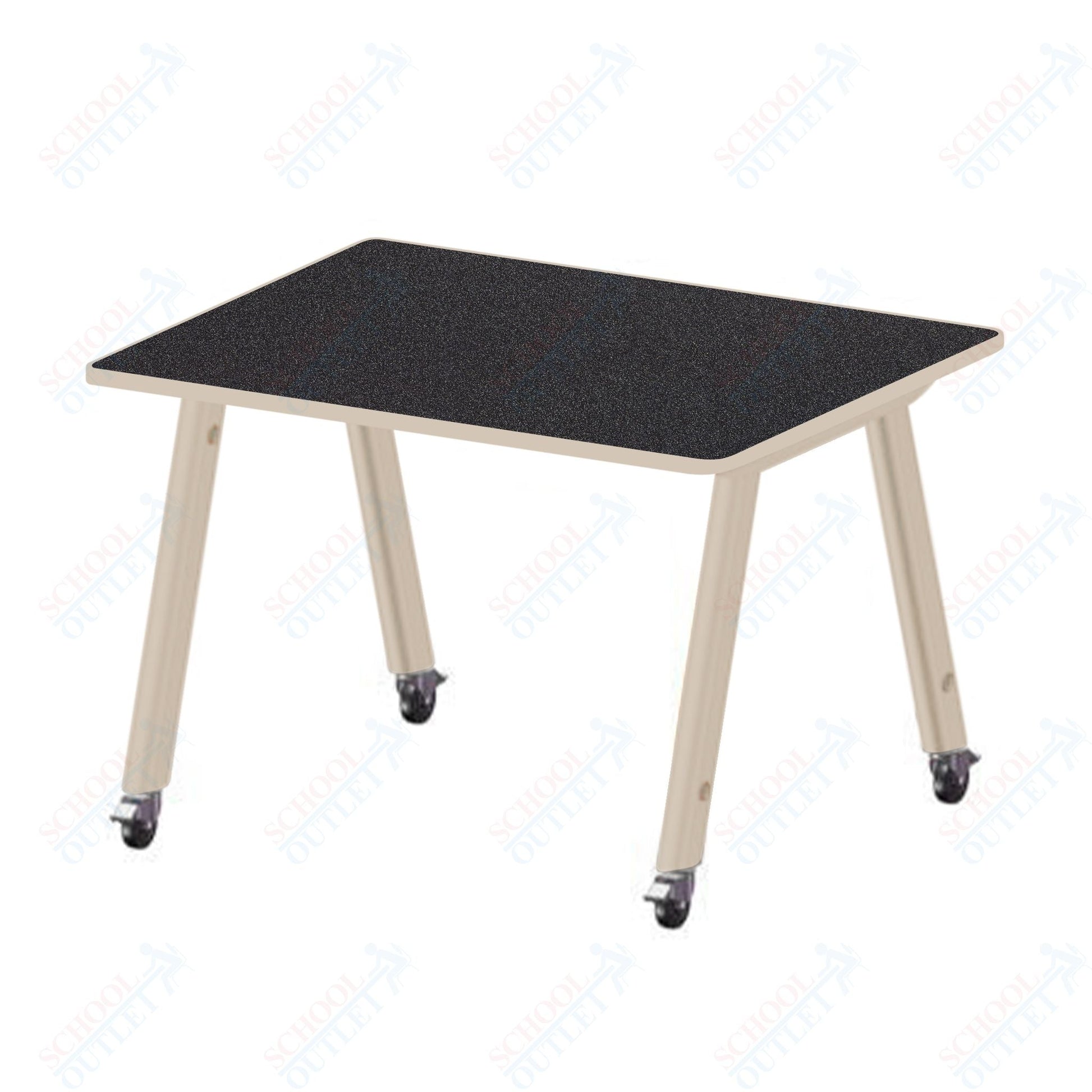 USA Capitol Hydra Makerspace Table with Laminate Top, Spray Edge 48"W x 48"L x 40"H (MAKR4848 - 40) - SchoolOutlet