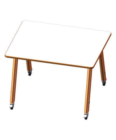 USA Capitol Hydra Makerspace Table with Laminate Top, Spray Edge 48"W x 48"L x 40"H (MAKR4848 - 40) - SchoolOutlet