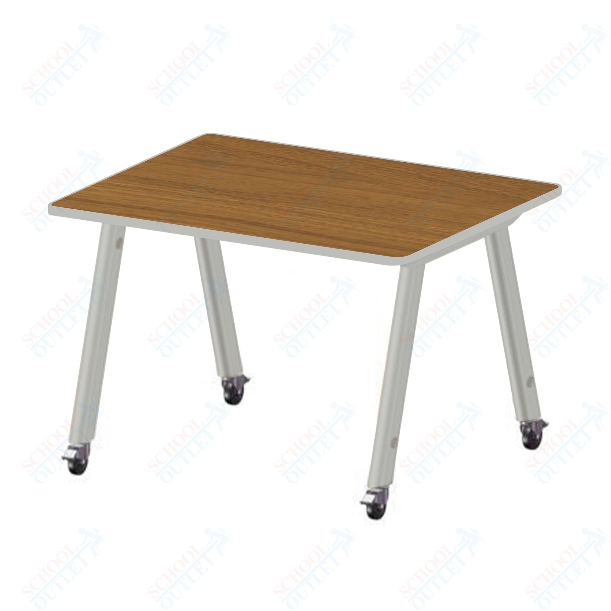 USA Capitol Hydra Makerspace Table with Laminate Top, Spray Edge 48"W x 48"L x 40"H (MAKR4848 - 40) - SchoolOutlet