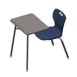 USA Capitol Ntersect 16" Seat Height Combination Desk with Book Basket and Hard Plastic Top (N916HP)