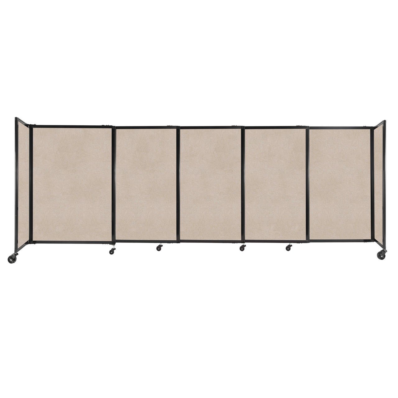 Room Divider Straight Wall Sliding Portable Partition SoundSorb (FZA-STRAIGHT-S) - SchoolOutlet