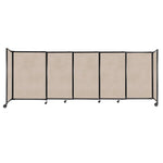 Room Divider Straight Wall Sliding Portable Partition SoundSorb (FZA-STRAIGHT-S) - SchoolOutlet