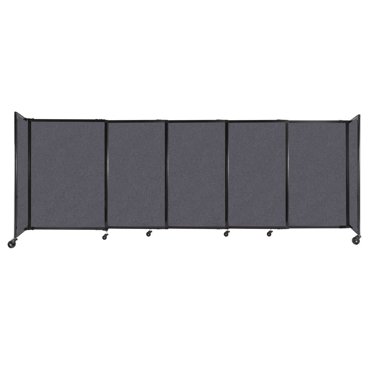 Room Divider Straight Wall Sliding Portable Partition SoundSorb (FZA-STRAIGHT-S) - SchoolOutlet