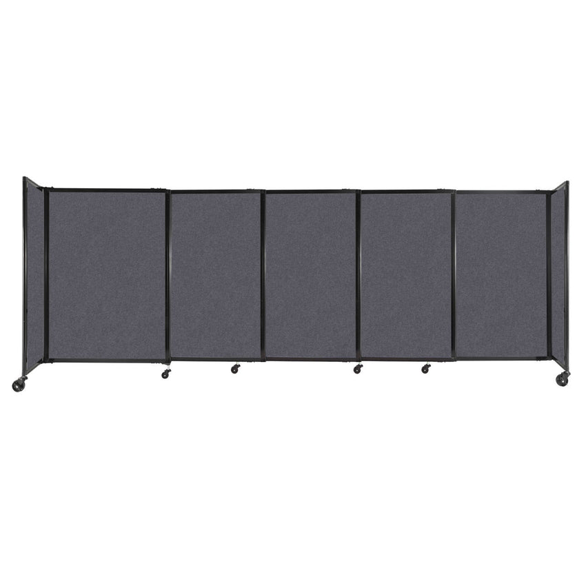 Room Divider Straight Wall Sliding Portable Partition SoundSorb (FZA-STRAIGHT-S) - SchoolOutlet
