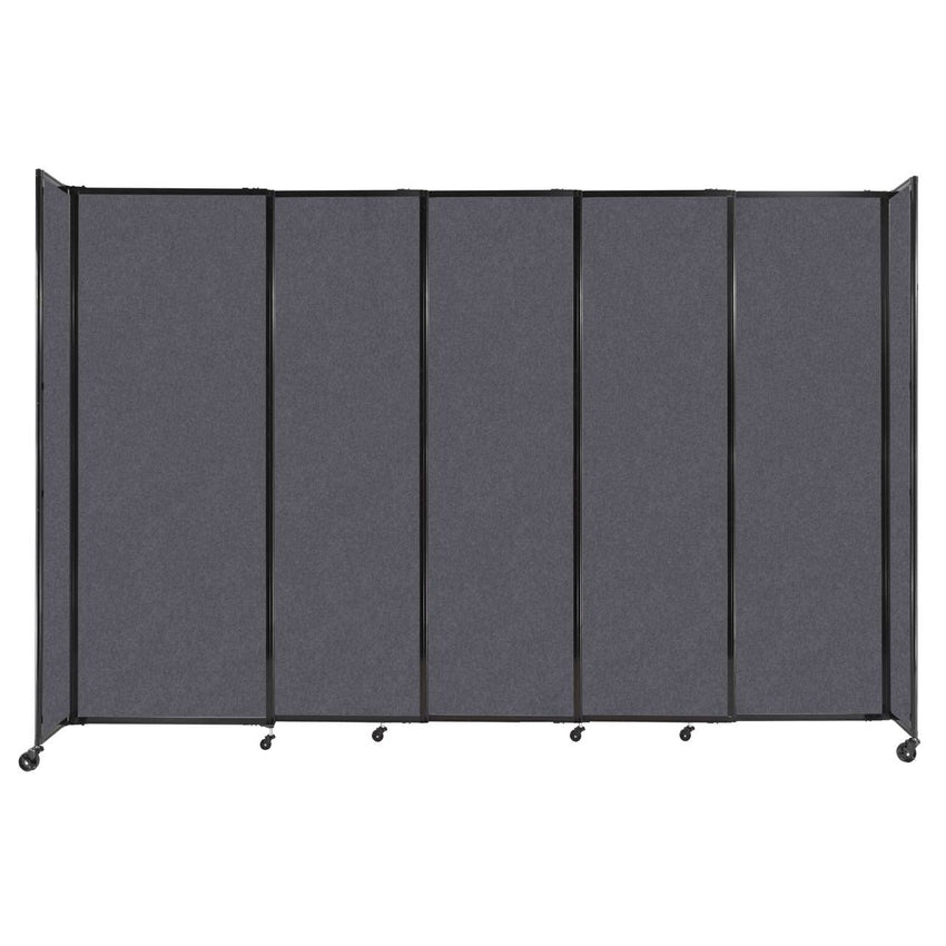 Room Divider Straight Wall Sliding Portable Partition SoundSorb (FZA-STRAIGHT-S) - SchoolOutlet