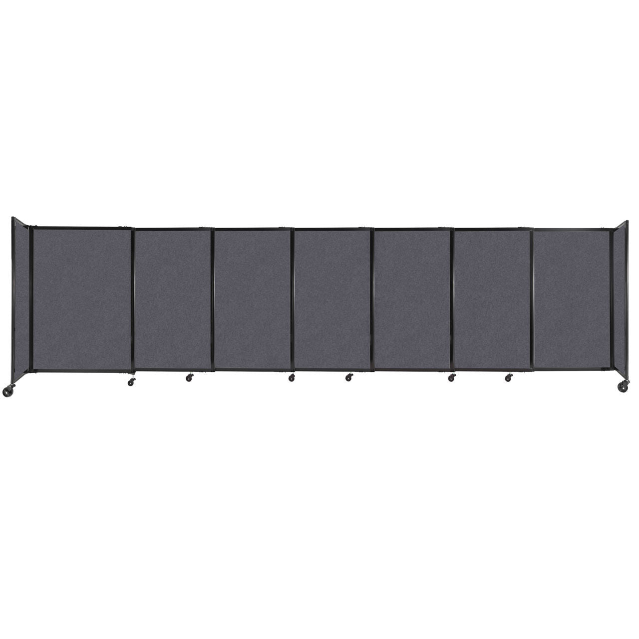 Room Divider Straight Wall Sliding Portable Partition SoundSorb (FZA-STRAIGHT-S) - SchoolOutlet