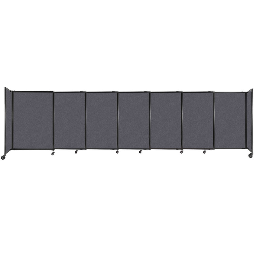 Room Divider Straight Wall Sliding Portable Partition SoundSorb (FZA-STRAIGHT-S) - SchoolOutlet