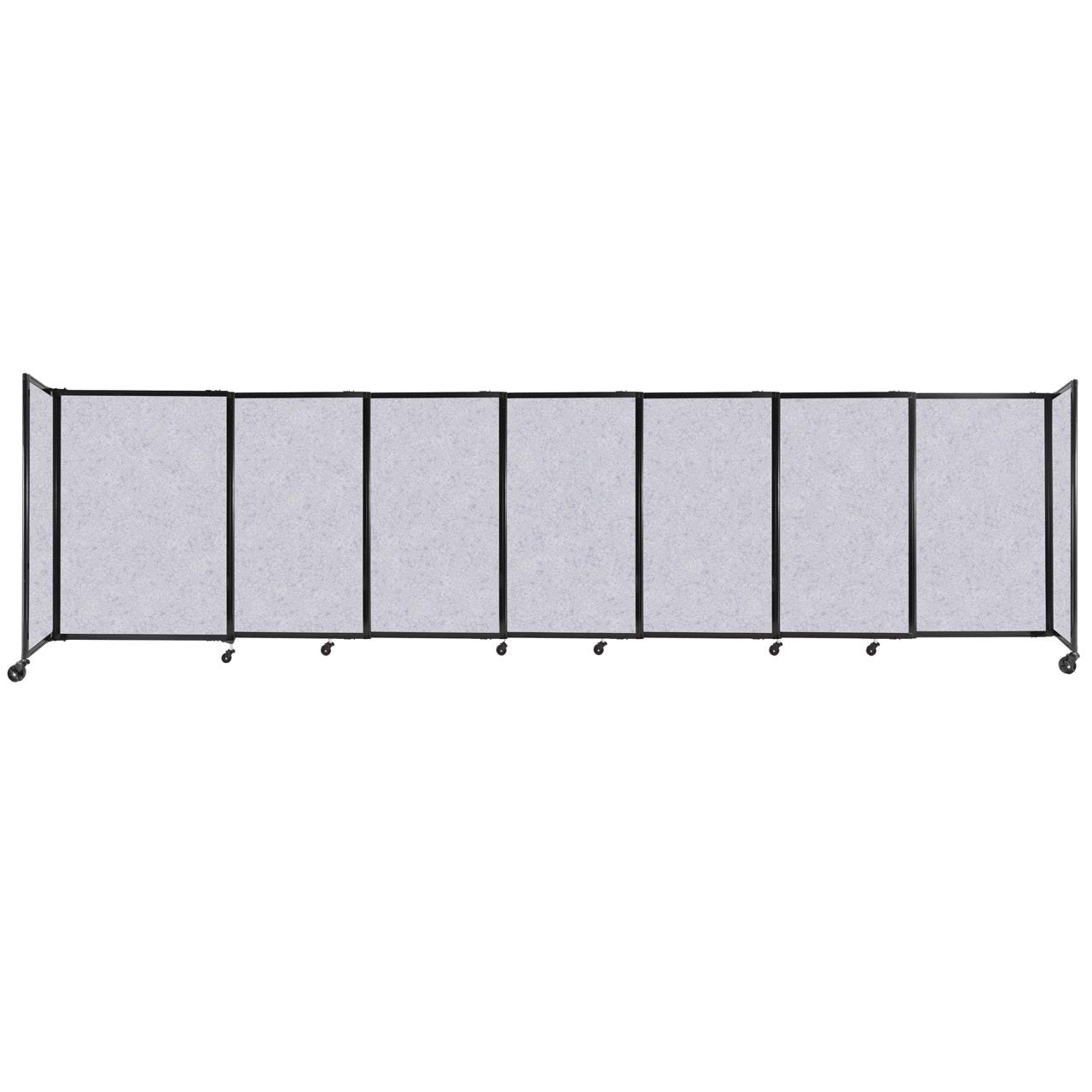 Room Divider Straight Wall Sliding Portable Partition SoundSorb (FZA-STRAIGHT-S) - SchoolOutlet