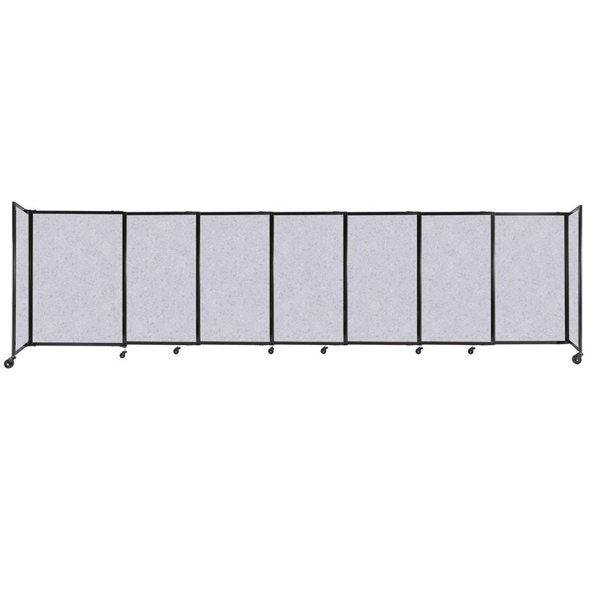 Room Divider Straight Wall Sliding Portable Partition SoundSorb (FZA-STRAIGHT-S) - SchoolOutlet
