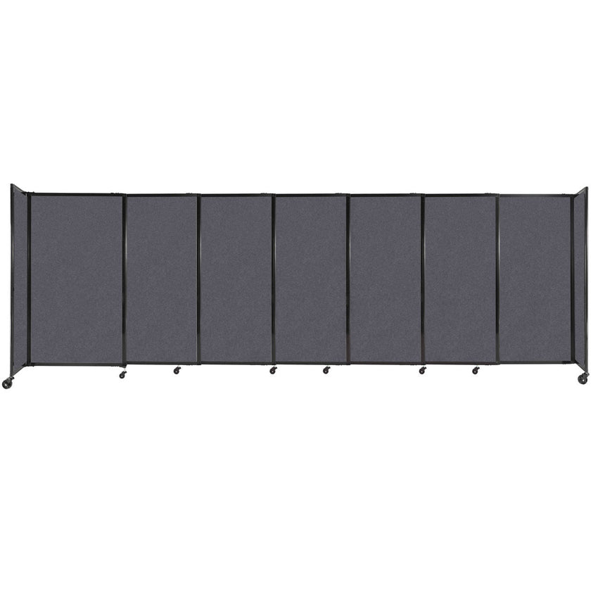 Room Divider Straight Wall Sliding Portable Partition SoundSorb (FZA-STRAIGHT-S) - SchoolOutlet