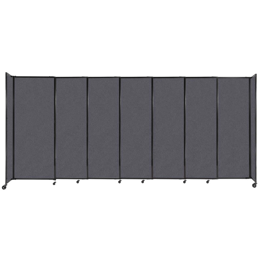 Room Divider Straight Wall Sliding Portable Partition SoundSorb (FZA-STRAIGHT-S) - SchoolOutlet
