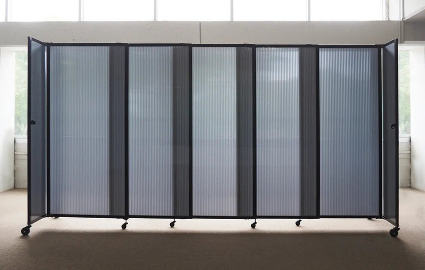 Room Divider Straight Wall Sliding Portable Partition SoundSorb (FZA-STRAIGHT-S) - SchoolOutlet