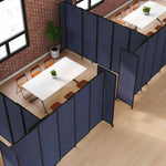 Room Divider Straight Wall Sliding Portable Partition SoundSorb (FZA-STRAIGHT-S) - SchoolOutlet
