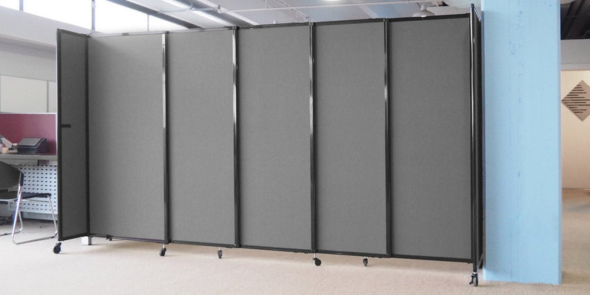 Room Divider Straight Wall Sliding Portable Partition SoundSorb (FZA-STRAIGHT-S) - SchoolOutlet