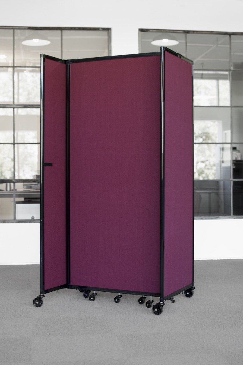 Room Divider Straight Wall Sliding Portable Partition SoundSorb (FZA-STRAIGHT-S) - SchoolOutlet