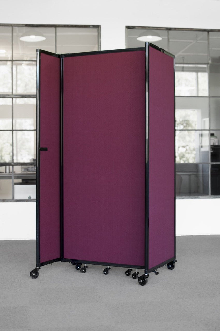 Room Divider Straight Wall Sliding Portable Partition SoundSorb (FZA-STRAIGHT-S) - SchoolOutlet