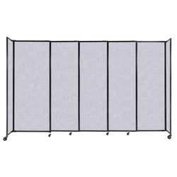 Room Divider Straight Wall Sliding Portable Partition SoundSorb (FZA-STRAIGHT-S)