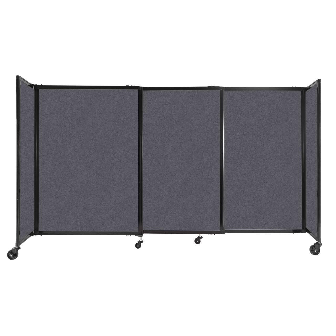 Room Divider Straight Wall Sliding Portable Partition SoundSorb (FZA-STRAIGHT-S) - SchoolOutlet
