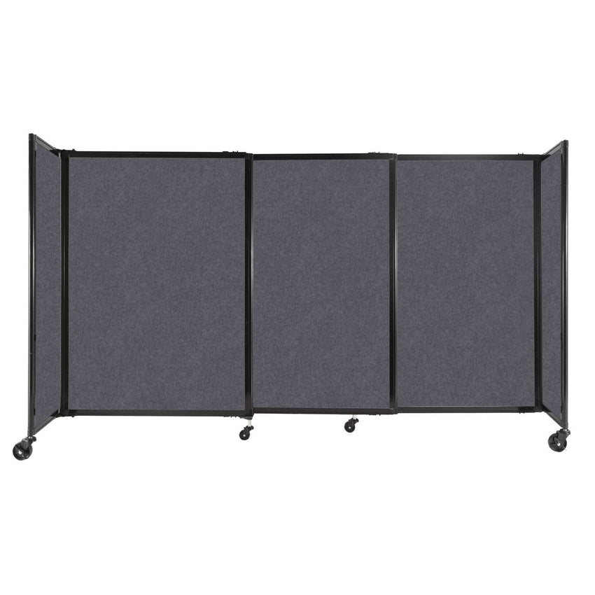 Room Divider Straight Wall Sliding Portable Partition SoundSorb (FZA-STRAIGHT-S) - SchoolOutlet