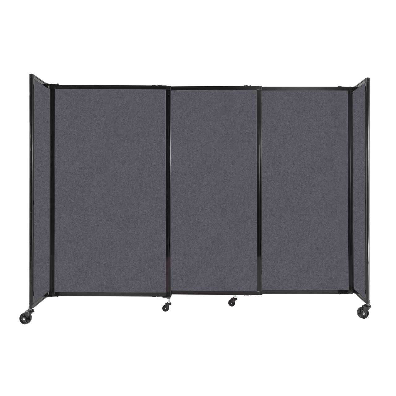 Room Divider Straight Wall Sliding Portable Partition SoundSorb (FZA-STRAIGHT-S) - SchoolOutlet