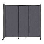 Room Divider Straight Wall Sliding Portable Partition SoundSorb (FZA-STRAIGHT-S) - SchoolOutlet