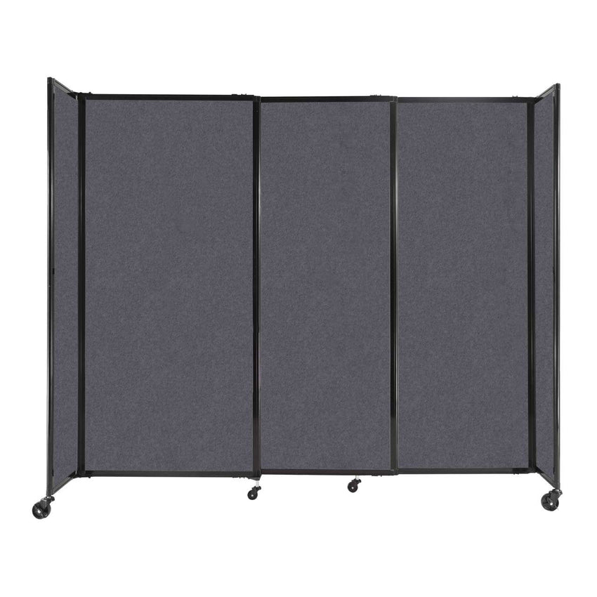 Room Divider Straight Wall Sliding Portable Partition SoundSorb (FZA-STRAIGHT-S) - SchoolOutlet