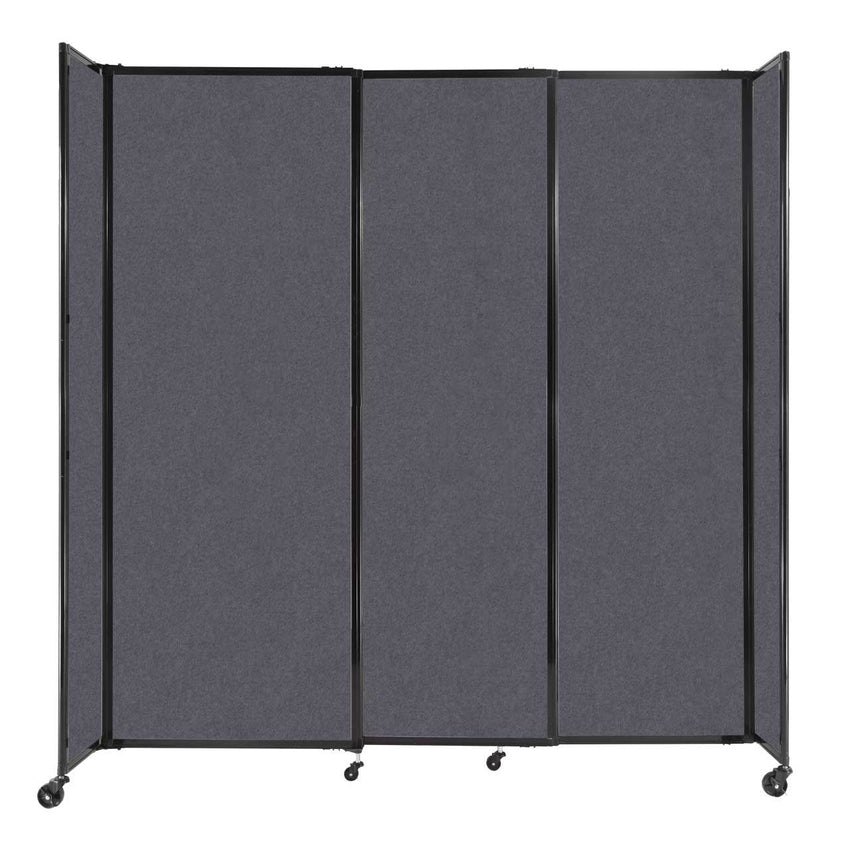 Room Divider Straight Wall Sliding Portable Partition SoundSorb (FZA-STRAIGHT-S) - SchoolOutlet