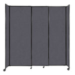 Room Divider Straight Wall Sliding Portable Partition SoundSorb (FZA-STRAIGHT-S) - SchoolOutlet