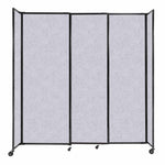 Room Divider Straight Wall Sliding Portable Partition SoundSorb (FZA-STRAIGHT-S) - SchoolOutlet