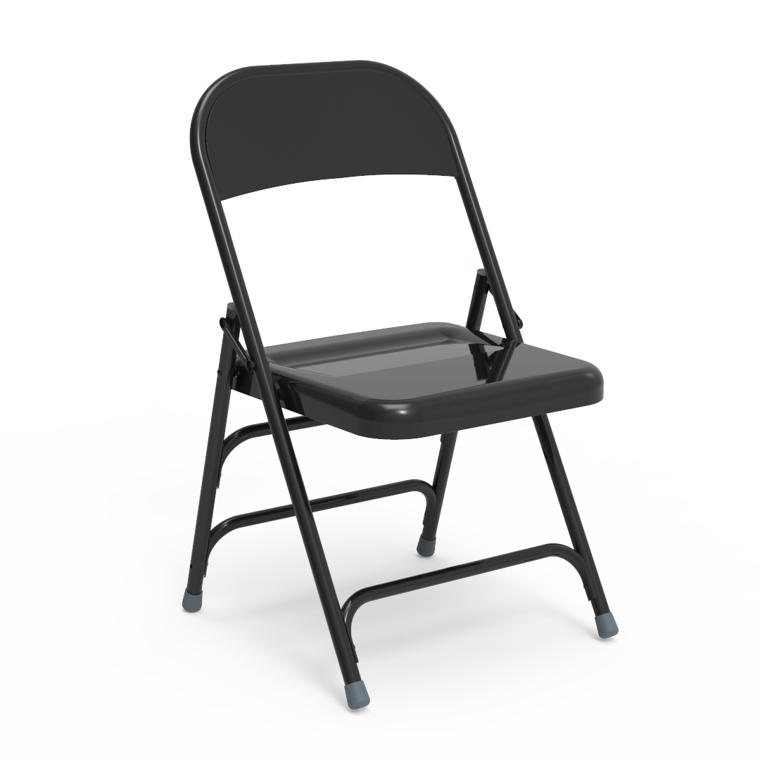 Virco 167 - Premium Steel Folding Chair with 2 Rear Leg Braces (Virco 167) - SchoolOutlet