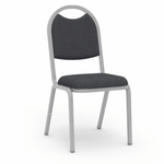 Virco 8917 - 8900 Series Rounded Back Upholstered Stack Chair - SchoolOutlet