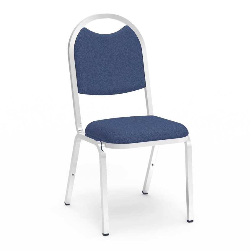 Virco 8917 - Upholstered Stack Chair, Rounded Back, Padded Dome Seat (Virco 8917) - SchoolOutlet