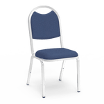 Virco 8917 - Upholstered Stack Chair, Rounded Back, Padded Dome Seat (Virco 8917) - SchoolOutlet