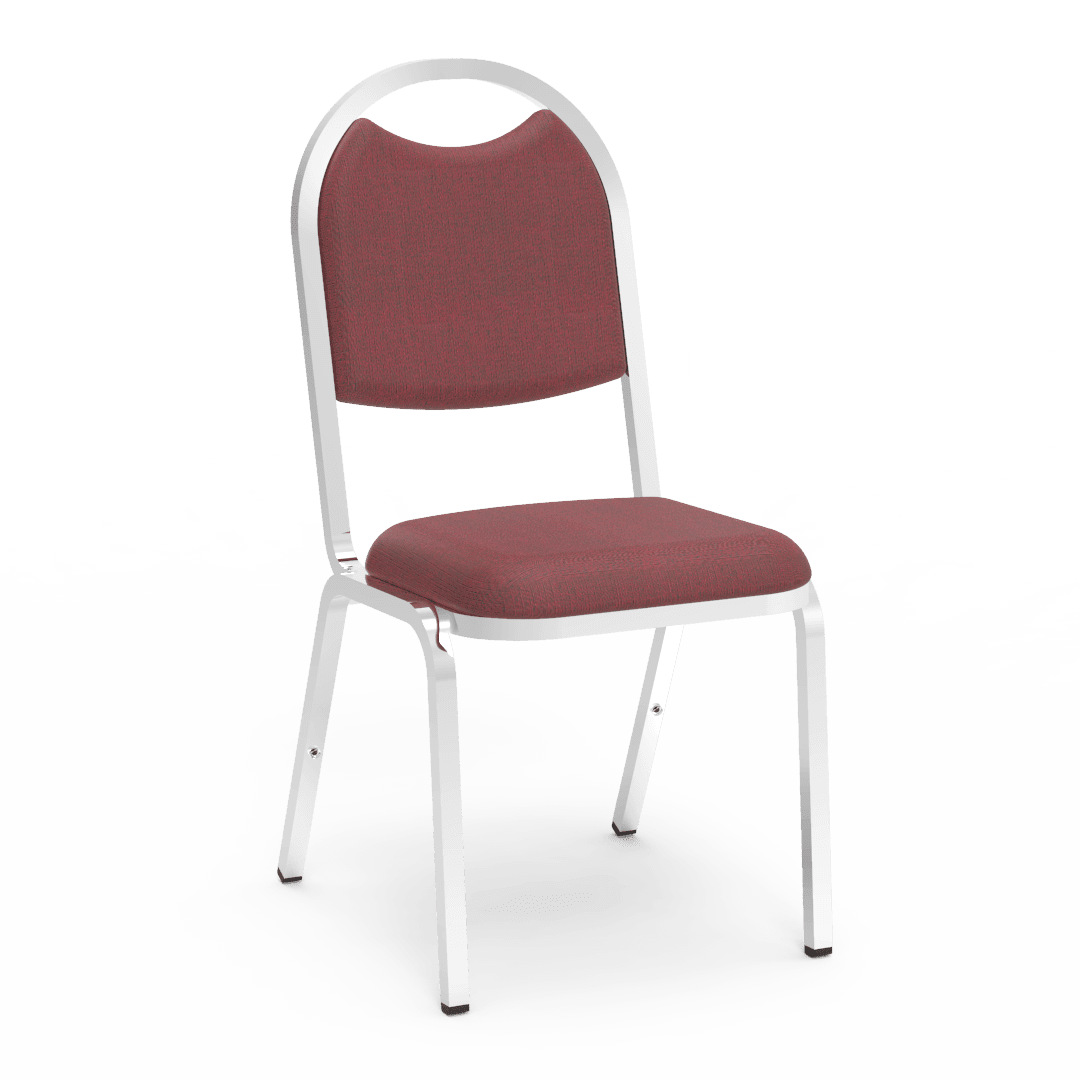 Virco 8917 - Upholstered Stack Chair, Rounded Back, Padded Dome Seat (Virco 8917) - SchoolOutlet
