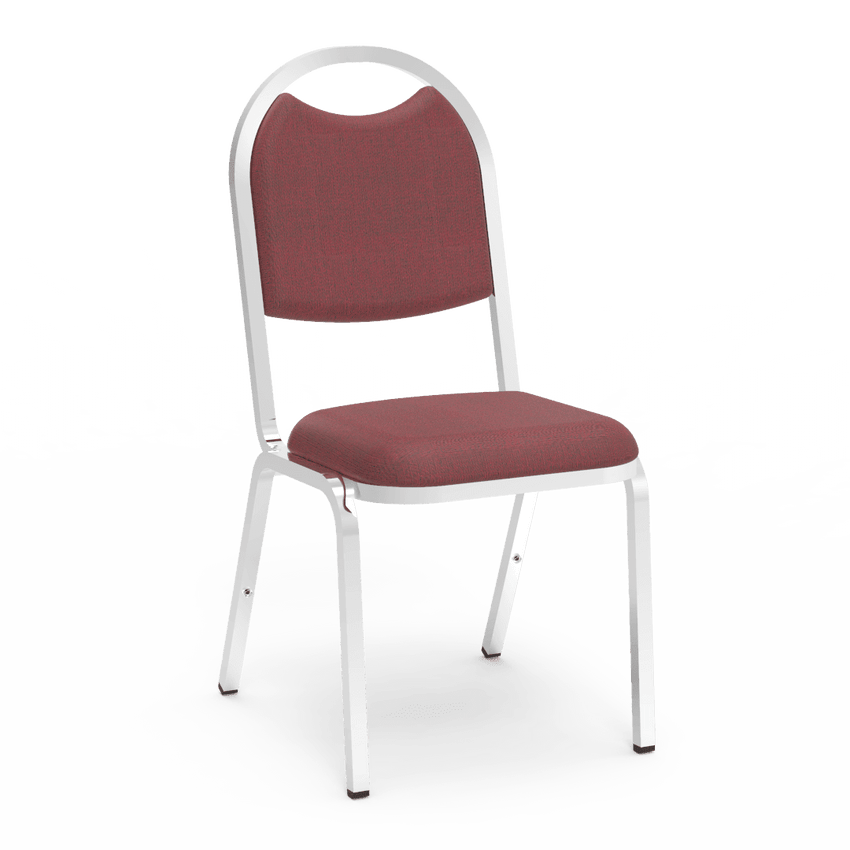 Virco 8917 - Upholstered Stack Chair, Rounded Back, Padded Dome Seat (Virco 8917) - SchoolOutlet