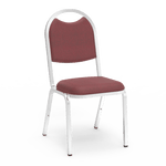 Virco 8917 - Upholstered Stack Chair, Rounded Back, Padded Dome Seat (Virco 8917) - SchoolOutlet