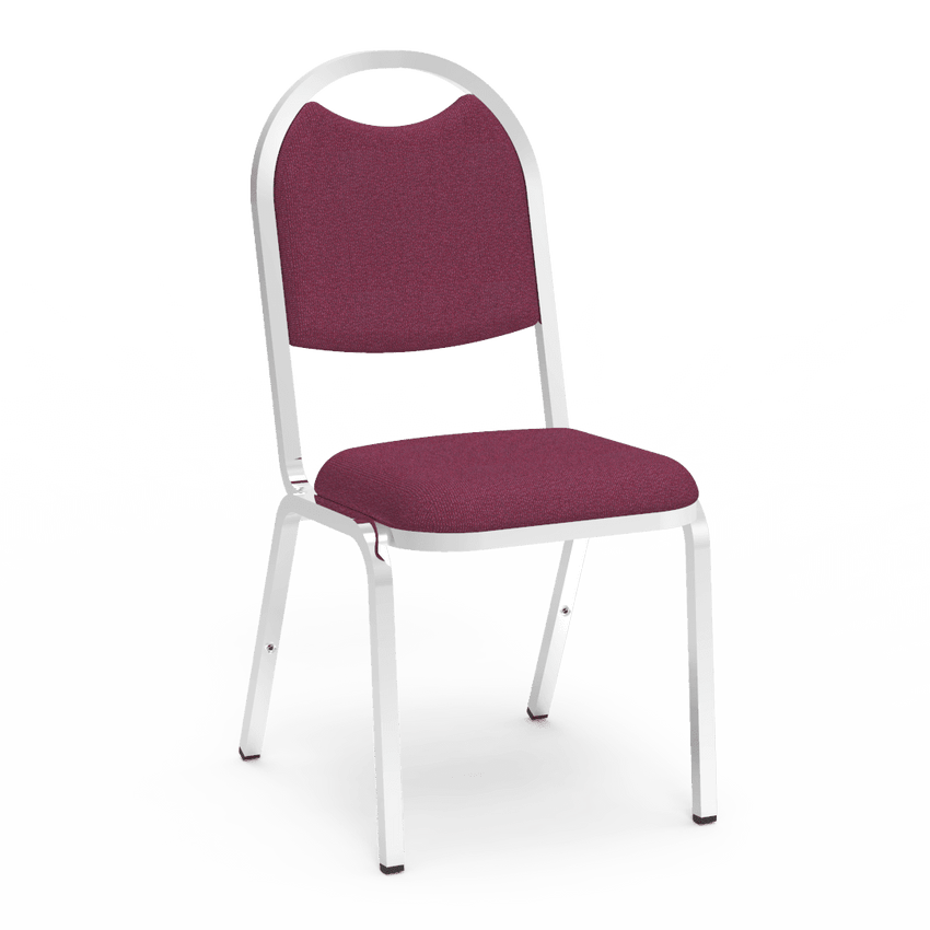 Virco 8917 - Upholstered Stack Chair, Rounded Back, Padded Dome Seat (Virco 8917) - SchoolOutlet