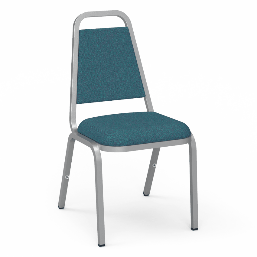 Virco 8926 - Upholstered Stack Chair, Trapezoidal Back, Padded Dome Seat (Virco 8926) - SchoolOutlet