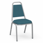 Virco 8926 - Upholstered Stack Chair, Trapezoidal Back, Padded Dome Seat (Virco 8926) - SchoolOutlet