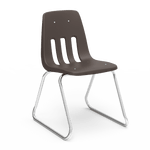 Virco 9616 - 9000 Series Sled-Based Stack Chair with Steel Back Support - 16