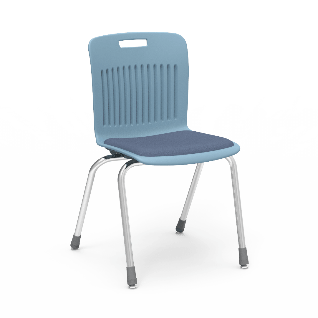 Virco Analogy Series Extra - Large Stack Chair with Padded Seat - 18.5" Seat Height (AN18ELP) - SchoolOutlet
