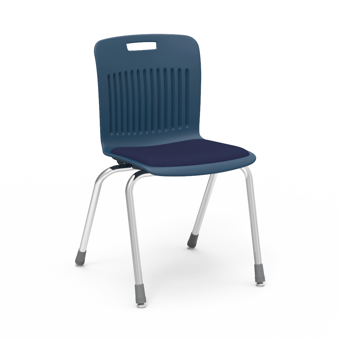 Virco Analogy Series Extra - Large Stack Chair with Padded Seat - 18.5" Seat Height (AN18ELP) - SchoolOutlet