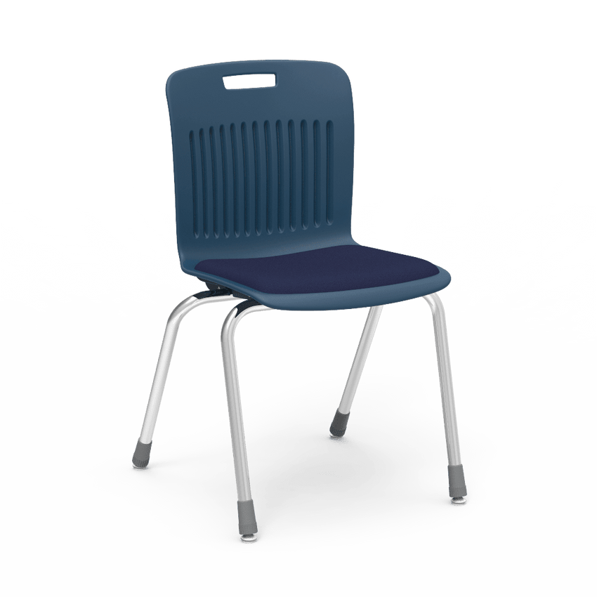 Virco Analogy Series Extra - Large Stack Chair with Padded Seat - 18.5" Seat Height (AN18ELP) - SchoolOutlet